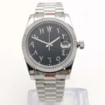 Luxury Automatic Watch with Arabic Numerals (5 Color Options)