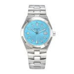Vintage-Inspired Turquoise Steel Watch