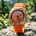 Men's Orange 41mm NH36 Watch - Image 14