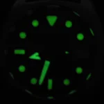 Men's Automatic Diver Watch with Blue Geometric Dial - Image 7