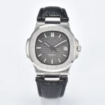 Premium Steel Automatic: Grey/White Dial