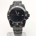 Men's Diver Watch with Rotating Bezel - Black Dial & Stainless Steel Strap