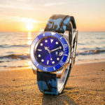 Men's Blue Camo Diver - Image 7