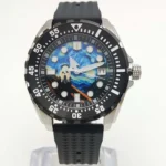Starry Night Ghost Design Diver Watch