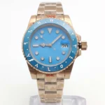 Luxury Blue Dial Automatic Watch