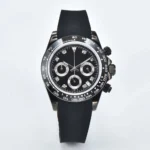 Luxury Men's Chronograph Watch with Diamond Accents