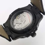 Men's Black Automatic Watch with Leather Strap（2 Options） - Image 11