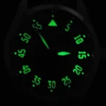 Men's Mechanical Pilot Watch with Black Dial - Image 8