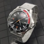 Men's Watch with Rotating Bezel and Mesh Band (7 Colors Available) - Image 4