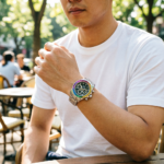 VK63 Rainbow Chronograph Luxury Quartz watch - Image 14