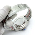 Azure Depths: Blue Dial & Bi-Color Crystal Bezel Watch - Image 8