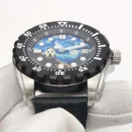 Starry Night Ghost Design Diver Watch - Image 8