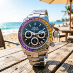 VK63 Rainbow Chronograph Luxury Quartz watch - Image 13