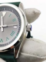 Timeless Grey & Green Automatic Watch - Image 5