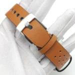 Men's Vintage-Inspired Pilot Watch with Brown Leather Strap - Image 9