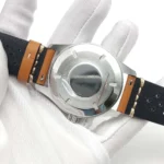Men's Vintage-Inspired Pilot Watch with Brown Leather Strap - Image 7