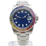Men's Automatic Watch with Rainbow Bezel(2 Colors Available) - Image 17