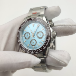 Men's Luxury Chronograph – "Ice Blue" Ceramic Bezel - Image 2