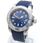 Ocean Master Diver: Automatic Men's Watch with Blue Sunburst Dial(Four Colors Available) - Image 3