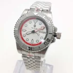 Men's Watch – White Dial, Red & Black Accents - Image 4