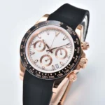 Luxury Rose Gold Chronograph Watch - Image 9
