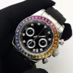 Rainbow Crystal Chronograph Watch - Image 3