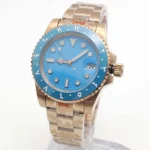 Luxury Blue Dial Automatic Watch - Image 4