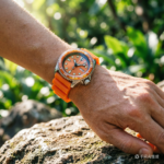 Men's Orange 41mm NH36 Watch - Image 13