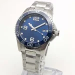 Men's Automatic Diver Watch with Green Dial & Stainless Steel Strap - Image 3