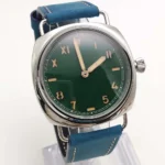 Men's Vintage-Inspired Cushion-Case Mechanical Watch with Leather Strap(Three Colors Available) - Image 4