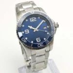 Men's Automatic Diver Watch with Green Dial & Stainless Steel Strap - Image 4