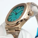 Men's Automatic Watch with Turquoise Dial - Rose Gold Case & Bracelet(Three Colors Available) - Image 6