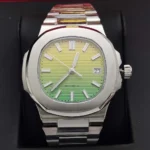 Men's Rainbow Gradient Dial Automatic Watch - Stainless Steel Luxury Sport Timepiece(Two Colors Available) - Image 15