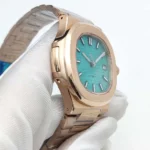 Men's Automatic Watch with Turquoise Dial - Rose Gold Case & Bracelet(Three Colors Available) - Image 7