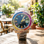 Men's Rainbow Bezel Automatic Watch - Image 14