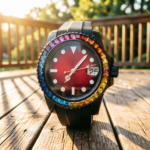 Rainbow Bezel Automatic Diver’s Watch - Image 15