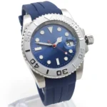 Ocean Master Diver: Automatic Men's Watch with Blue Sunburst Dial(Four Colors Available) - Image 4