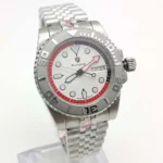 Men's Watch – White Dial, Red & Black Accents - Image 3