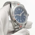 Classic Men's Automatic Watch- Stainless Steel Bracelet & Fluted Bezel(Three Colors Available) - Image 7