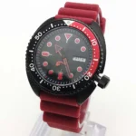 Automatic Diver Watch - Red & Black Bezel - Image 3