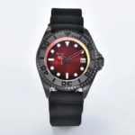 Men's Diver Watch with Red Gradient Dial and Date Function(Three Colors Available)