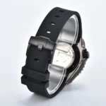 Men's Automatic Dive Watch with Blue Bezel - Image 6