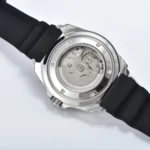 Men's Automatic Diver Watch - Black Dia and Rubber Strap - Image 5