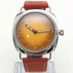 Men's Vintage-Inspired Cushion-Case Mechanical Watch with Leather Strap(Three Colors Available) - Image 11