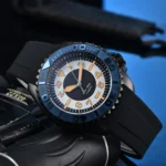 Men's Automatic Dive Watch with Blue Bezel - Image 8