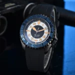 Men's Automatic Dive Watch with Blue Bezel - Image 9