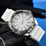 Men's Automatic Watch - White Dial and Luminous Markers - Image 9
