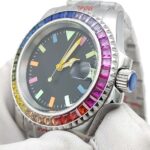 Men's Rainbow Bezel Automatic Watch - Image 5