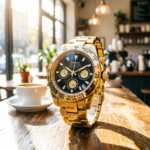 Men's VK63 Gold Quartz Watch - Image 12