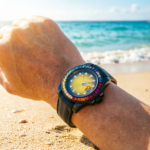Black Gold Automatic Watch – Rainbow Bezel & Gradient Dial - Image 11